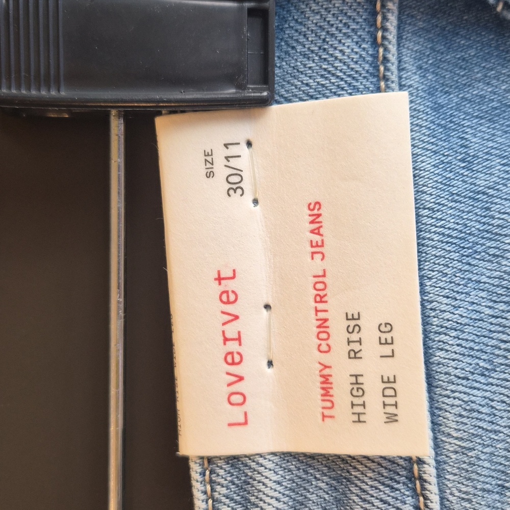 NWT High Rise, Wide Leg Women's Jeans - Picture 2 of 6